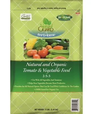 Natural Guard Organic Tomato and Vegetable Food 2-5-3, 12lbs