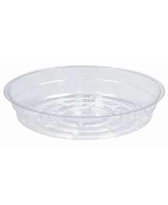 Curtis Wagner CW700N Round Clear Vinyl Plant Saucer, Clear -7in
