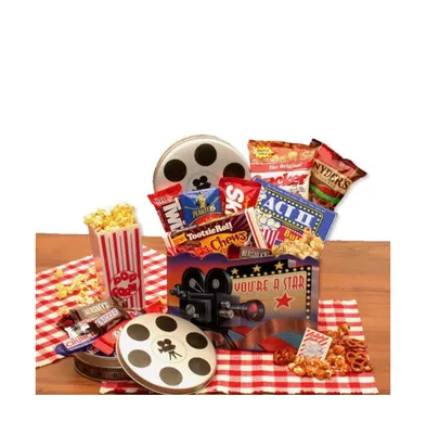 Gbds You're a Superstar Movie Gift Box - movie night - movie night gift baskets for families