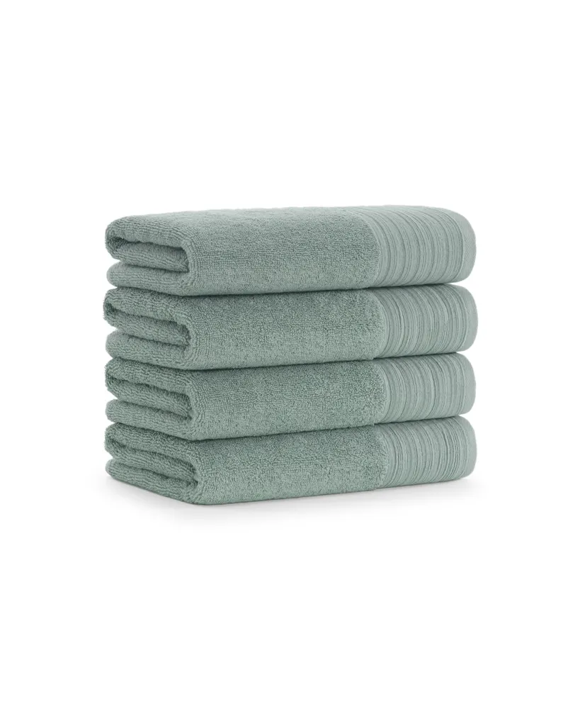 Aston & Arden Anatolia Turkish Hand Towels (4 Pack), 18x32, 600 GSM, Light  Grey, Solid Woven Linen-Inspired Dobby, Ring Spun Combed Cotton