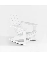 WestinTrends Outdoor Patio Porch Rocking Adirondack Chair