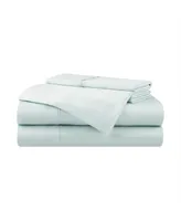 Aston and Arden Eucalyptus Sheet Set, (Full Bed Size), 1 Flat Sheet, Fitted 2 Pillowcases, Ultra Soft Fabric, Breathable Cooling, Eco