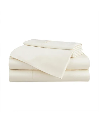 Aston and Arden Eucalyptus Sheet Set, (Full Bed Size), 1 Flat Sheet, Fitted 2 Pillowcases, Ultra Soft Fabric, Breathable Cooling, Eco-Fri