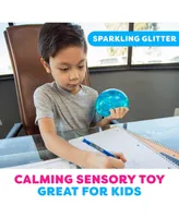 Power Your Fun Arggh Glitter Stress Ball for Adults and Kids - Blue