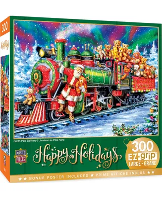 Masterpieces Happy Holidays - North Pole Delivery 300 Piece Ez Grip Puzzle