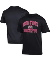 Men's Champion Black Ohio State Buckeyes High Motor T-shirt