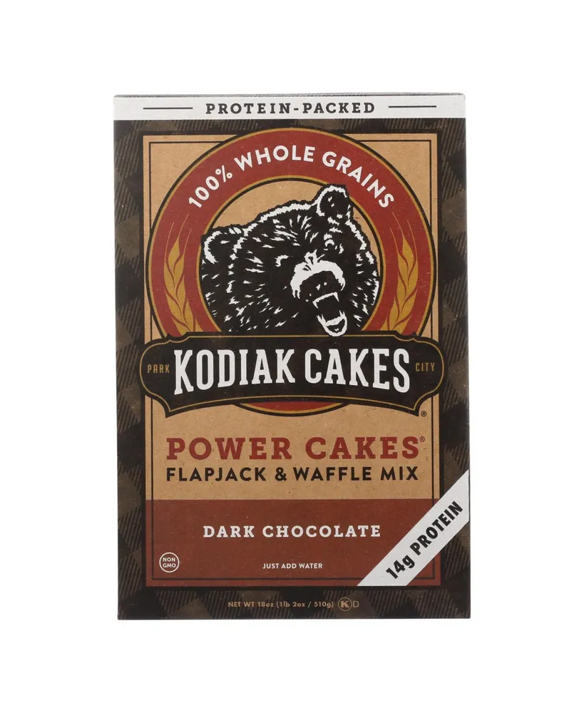 Kodiak Cakes Power Cakes Dark Chocolate Flapjack And Waffle Mix - Case of 6