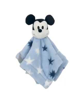 Lambs & Ivy Disney Baby Mickey Mouse Stars Blue Lovey/Security Blanket