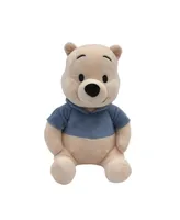Disney Baby Forever Pooh Beige/Blue Bear Plush – Winnie the Pooh by Lambs & Ivy