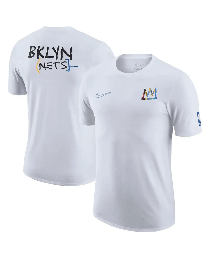 Men's Nike White Brooklyn Nets 2022/23 City Edition Courtside Max90 Backer T-shirt