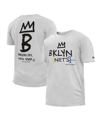 Men's New Era White Brooklyn Nets 2022/23 City Edition Big and Tall T-shirt