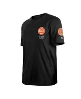 Men's New Era Black Atlanta Hawks 2022/23 City Edition Elite Pack T-shirt