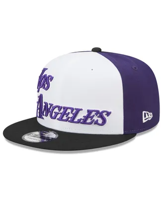 Men's New Era Multi Los Angeles Lakers 2022/23 City Edition Official 9FIFTY Snapback Adjustable Hat