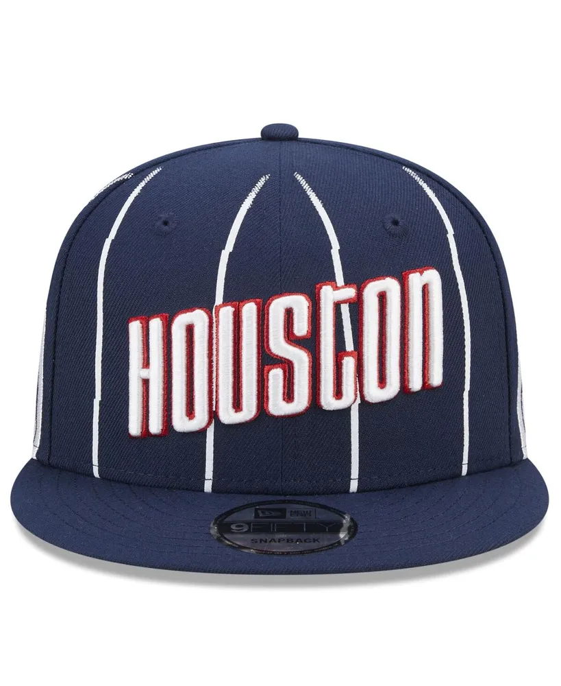Men's New Era Gray Houston Rockets 2022/23 City Edition Official 9FIFTY Snapback Adjustable Hat