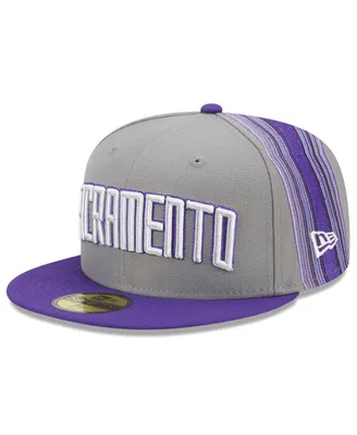 Men's New Era Purple Sacramento Kings 2022/23 City Edition Official 59FIFTY Fitted Hat