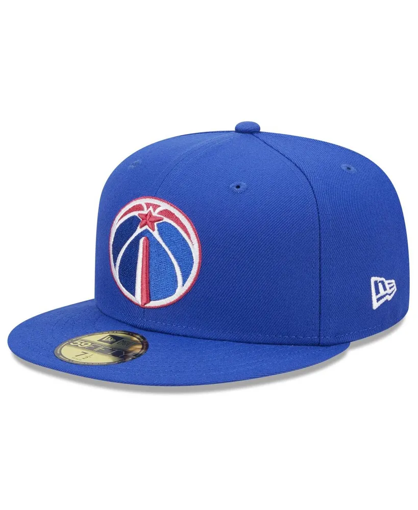 Men's New Era Blue Washington Wizards 2022/23 City Edition Alternate Logo 59FIFTY Fitted Hat