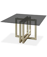 Emila 48" Square Glass Mix and Match Dining Table, Created for Macy's