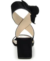 Journee Signature Women's Hether Block Heel Sandals