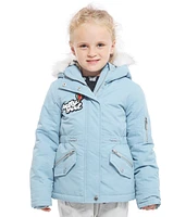 Rokka&Rolla Girls Parka Jacket with Insulated Hood