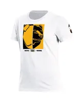 Women's adidas White Boston Bruins Reverse Retro 2.0 Playmaker T-shirt