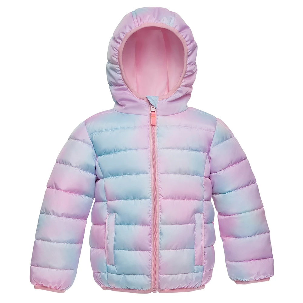 Rokka&Rolla Toddler Girls Lightweight Puffer Jacket 2T-4T