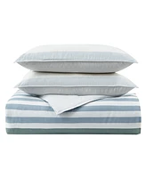 Closeout! Nautica Lansier Reversible 3-Piece Comforter Set, King