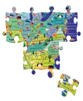 Eeboo this Land is Your Land 100 Piece Puzzle Set