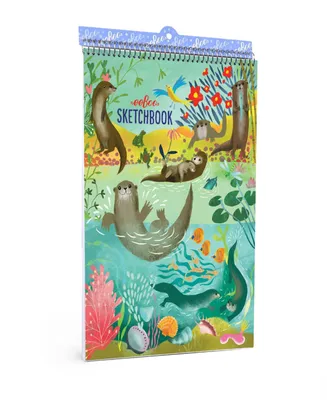 Eeboo Sketchbook Otters, 60 Pages