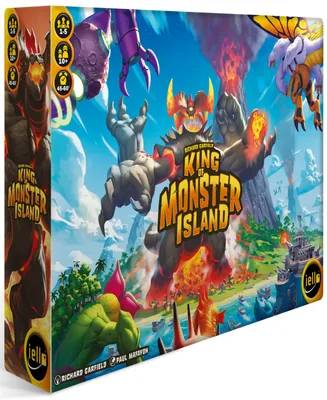 Iello King of Monster Island Strategy Family Cooperative Board Game Sequel of The King of Line