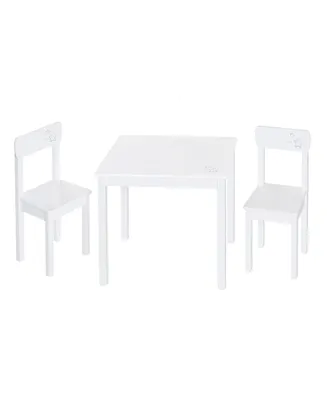Roba-Kids Children's Seating Group Table Chair Set, 3 Piece