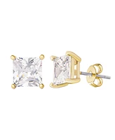Macy's 3 Pairs Square Cubic Zirconia Stud Set