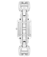 Anne Klein Women's Silver-Tone Alloy Open Link Bracelet Watch, 33mm