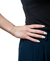 Aquamarine (1/5 ct. t.w.) & Enamel Bead Link Bracelet Sterling Silver (Also Additional Gemstones)
