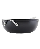 KitchenAid Hard-Anodized Aluminium 12.25" Induction Non-stick Wok with Helper Handle