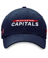 Men's Fanatics Navy Washington Capitals Authentic Pro Rink Adjustable Hat