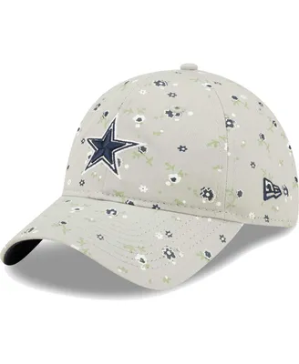 Women's New Era Gray Dallas Cowboys Floral 9TWENTY Adjustable Hat