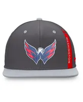 Men's Fanatics Charcoal Washington Capitals Authentic Pro Home Ice Snapback Hat