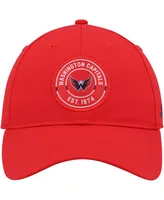 Men's adidas Red Washington Capitals Team Circle Slouch Adjustable Hat