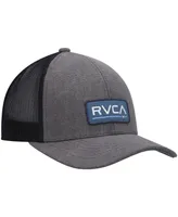 Men's Rvca Charcoal Chg Ticket Iii Trucker Snapback Hat