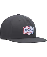 Men's Rvca Charcoal Layover Snapback Hat