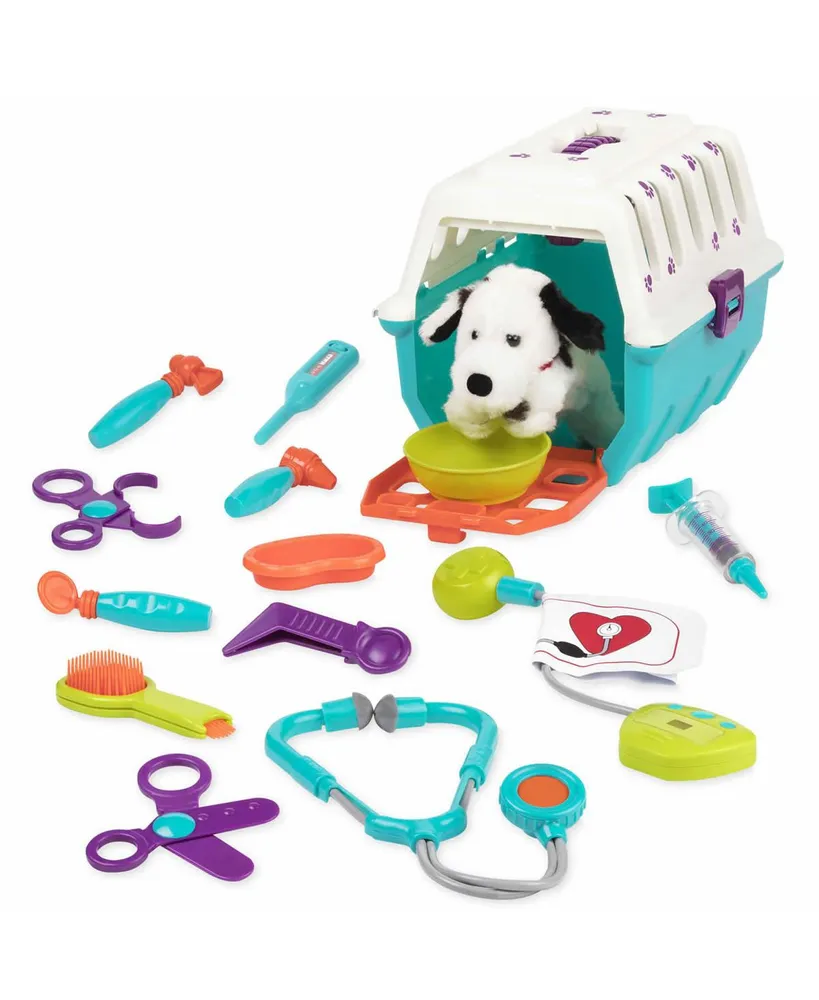 Battat Pretend Play Vet Kit - 16 Pieces