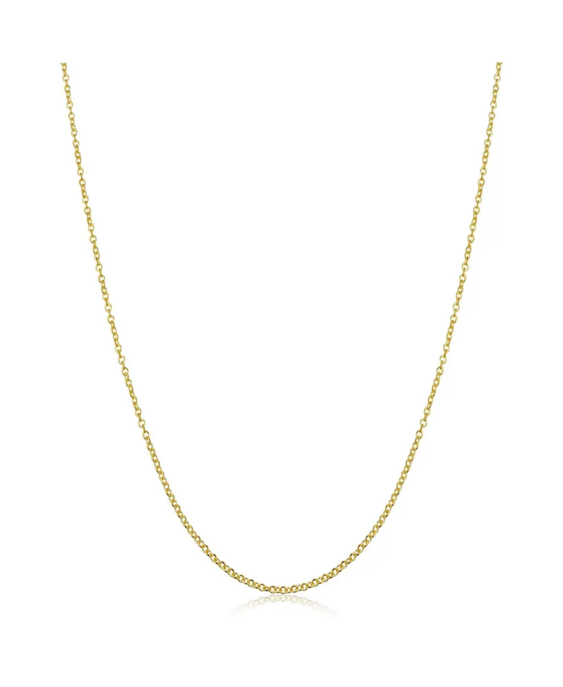 24 Inch Oversized Rolo Chain in 14k Yellow Gold