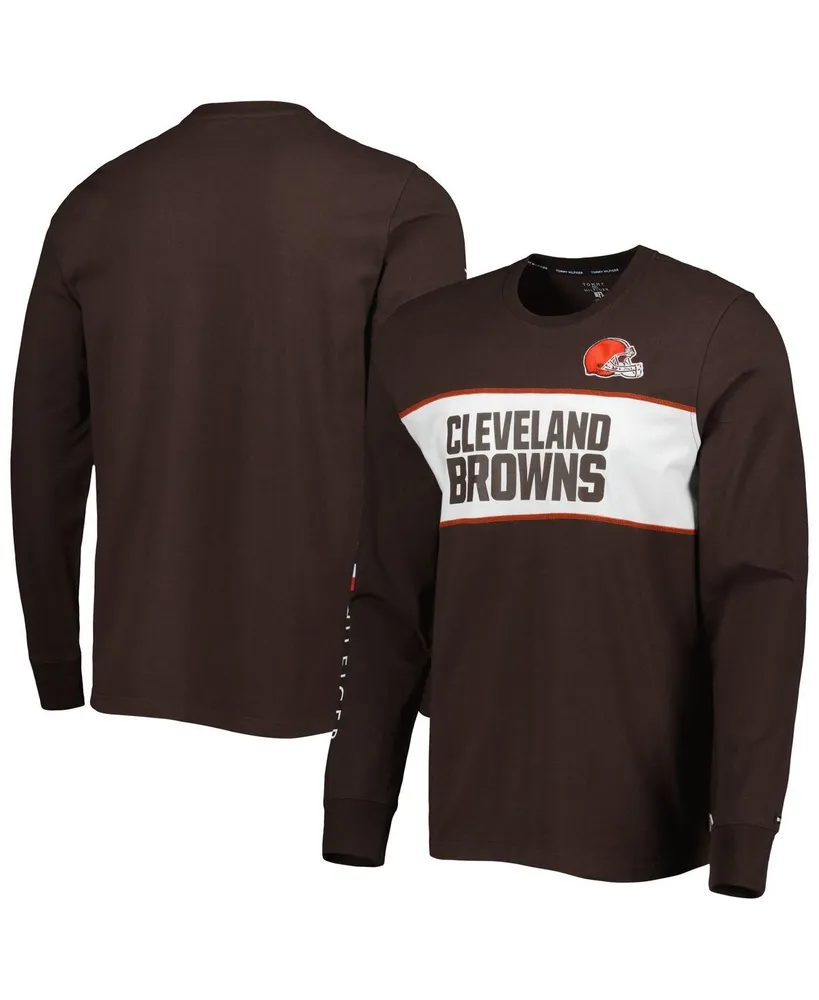 Cleveland Browns Tommy Bahama Laces Out Billboard Long Sleeve T-Shirt -  White