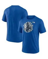 Men's Fanatics Heathered Royal Seattle Seahawks Sporting Chance T-shirt