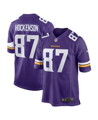 Men's Nike T.j. Hockenson Purple Minnesota Vikings Game Player Jersey