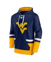 Men's Fanatics Navy West Virginia Mountaineers First Battle Pullover Hoodie