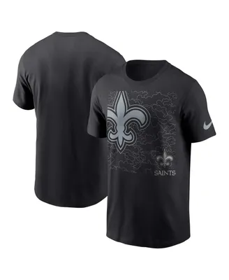 Men's Nike Black New Orleans Saints Rflctv T-shirt