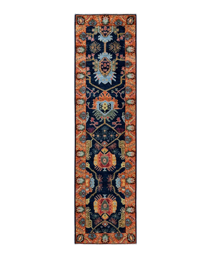 Adorn Hand Woven Rugs Serapi M1973 2'7" x 9'8" Runner Area Rug