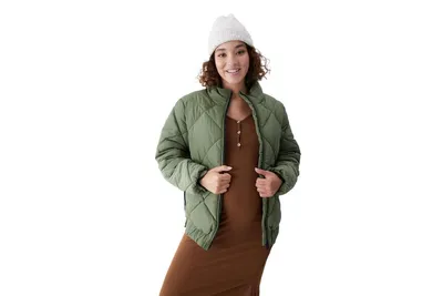 Women's Maternity Grow With You Puffer Jacket
