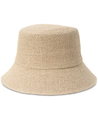 I.n.c. International Concepts Straw Bucket Hat, Created for Macy's